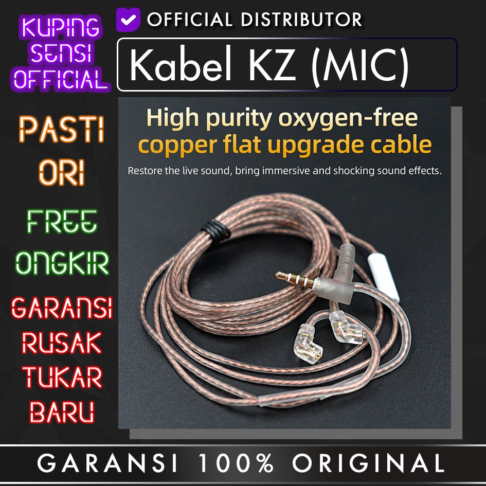 Kabel KZ Copper Type B/C KZ Copper Oxygen High Purity Kabel KZ EDX Pro KZ ZSN Pro X KZ ZS3