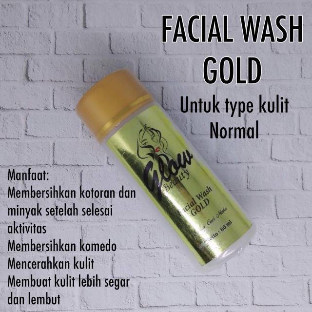 Facial Wash Gold (sabun Muka)