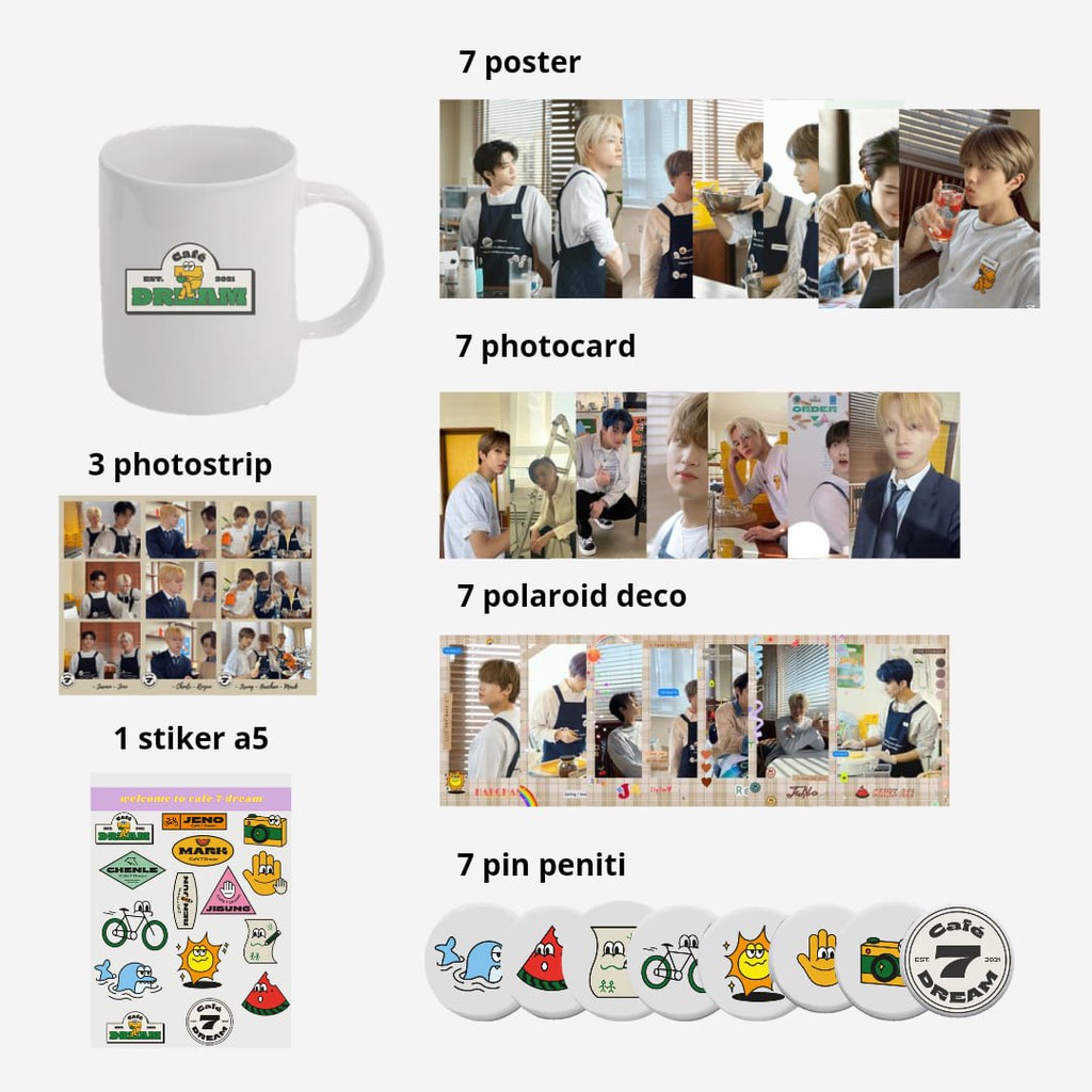 Fankit Cafe 7 Dream - Fankit nct dream