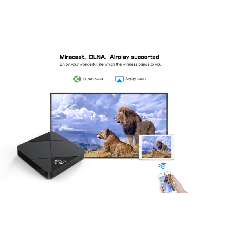 Android Tv Box RAM 2+16GB MiniQ3 Android9 Smart tv box 2.4G WIFI Unlock Set Top Box Wifi/Youtube/DVB-T2