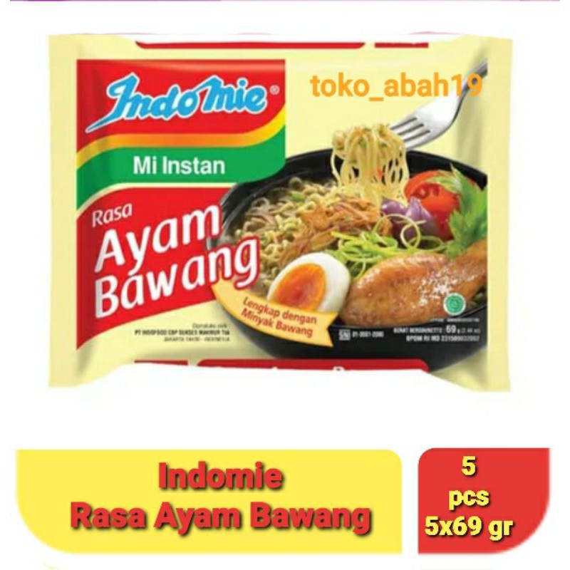 

Indomie Rasa Ayam Bawang 5 ×69 gr