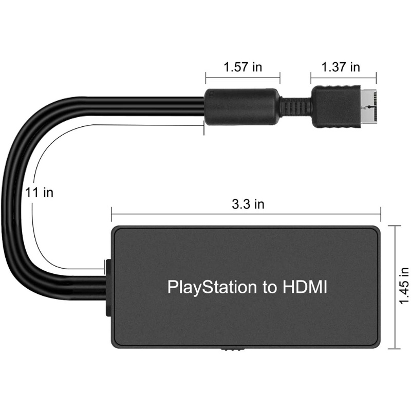 Converter Video btsg, PS1 for PS2 for PS3 to for Converter, Mendukung PS2