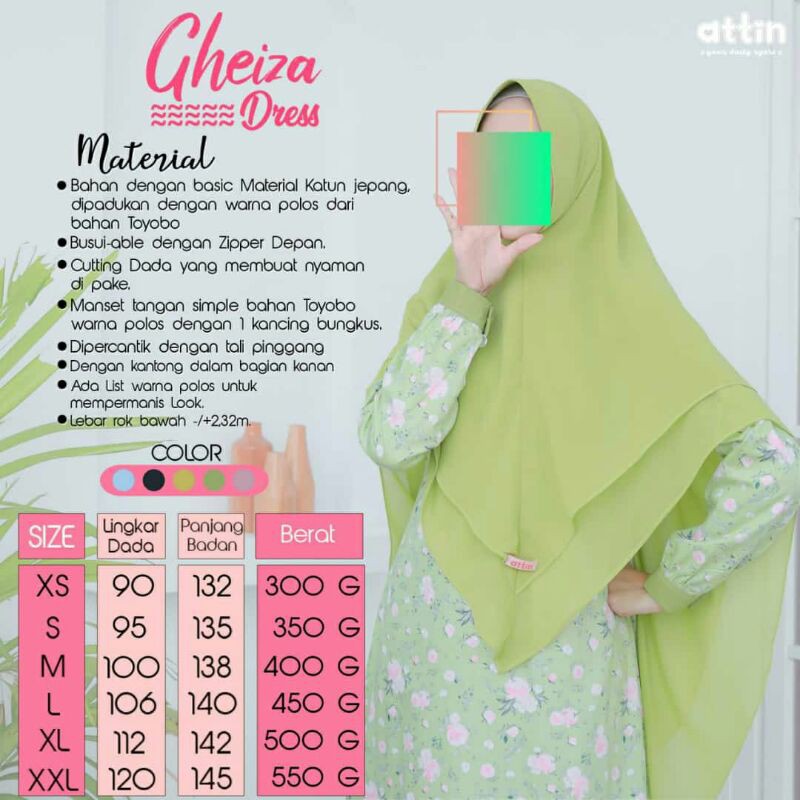 Gamis Gheiza Dress By Attin