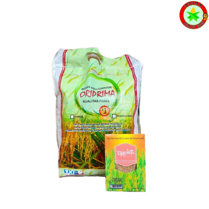 

gr011ttr Oriprima Brown Rice / Beras Kesehatan 5 Kg Sv012Ss