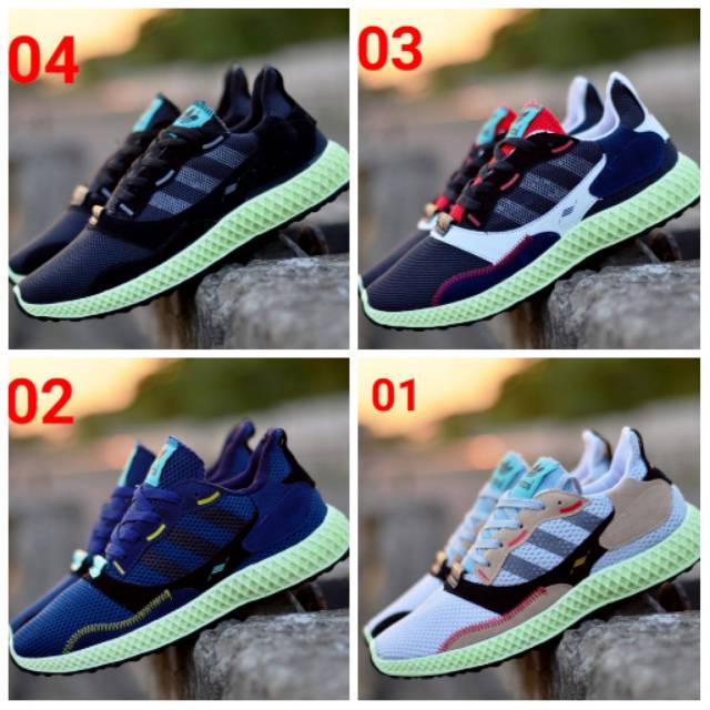 Sneaker Pria Batam ELIZA Darlene Casually Sneakers Merah Hitam Biru Bernapas New