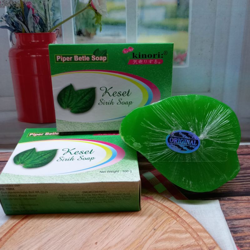 SABUN SIRIH KESET BPOM 100gr/PIPER BETLE SOAP (kinori)