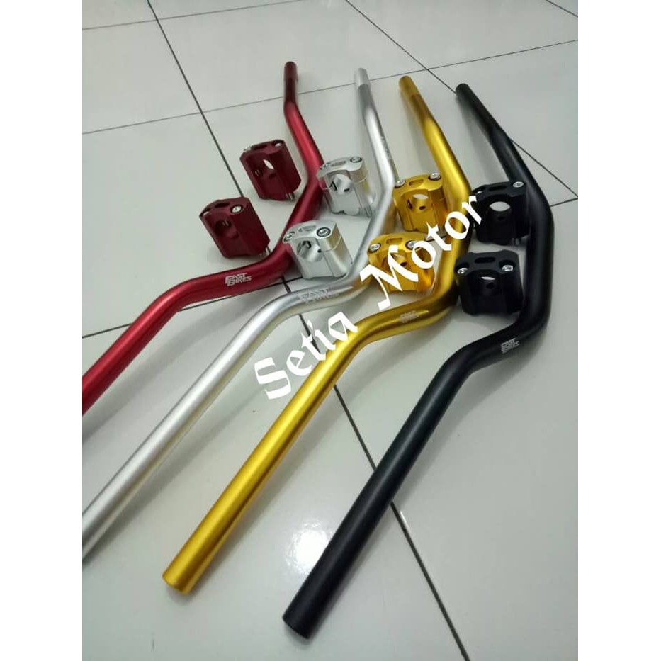 Stang Fatbar Kawasaki Klx 150 - D-Tracker Dll - Stang Fatbar Trail - Putih - Variasi Motor