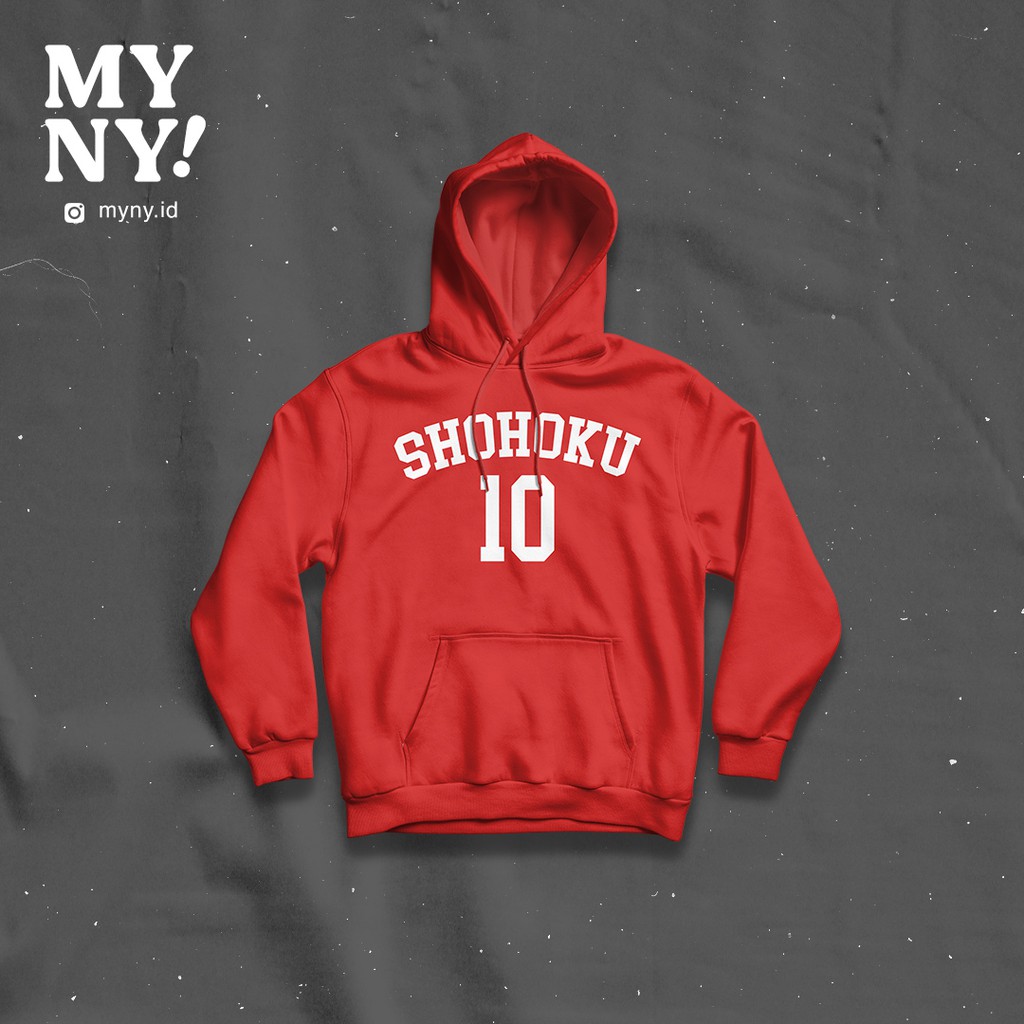 JACKET HOODIE SHOHOKU 10 SLAM DUNK