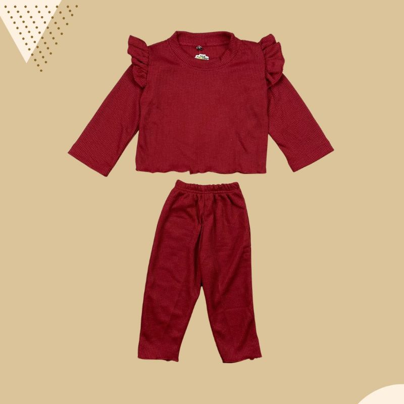 1-3TH SETELAN ANAK ELDA ONE SET ANAK PEREMPUAN SET ANAK PREMIUM || SETELAN PANJANG ANAK PEREMPUAN BY PINEAPPLE KIDS