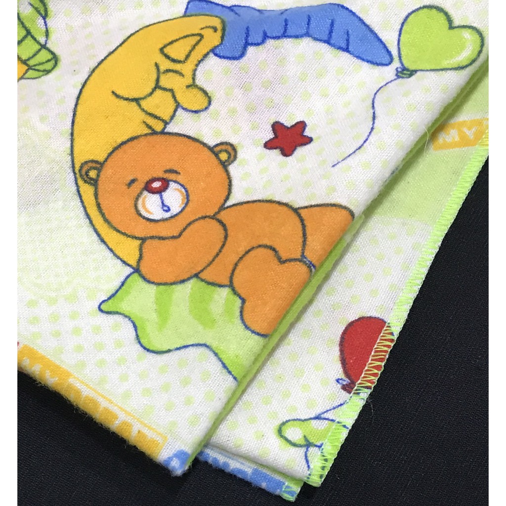 BAYIe - 6 PCS Bedong Bayi Kain Flanel Size 100 x 90 cm / Selimut bayi / Alas tidur bayi