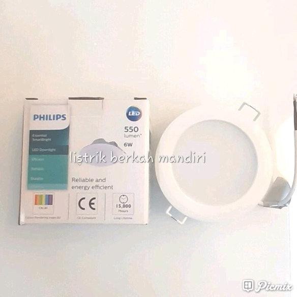 Philips downlight LED dn020b 8 watt 8w lampu plapon