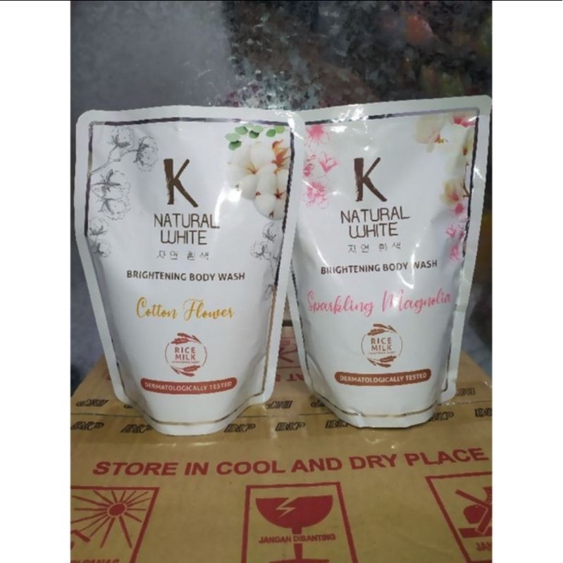 K Natural White sabun cair 450ml / Brightening Body wash