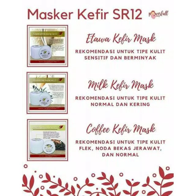 KEFIR mask 50gr SR12 herbal skin care