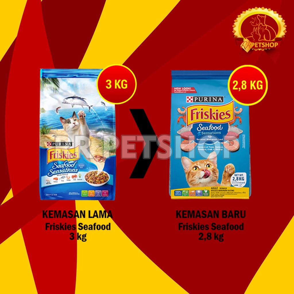 Cat Food / Makanan Kucing Friskies Seafood Sensation 2.8 Kg