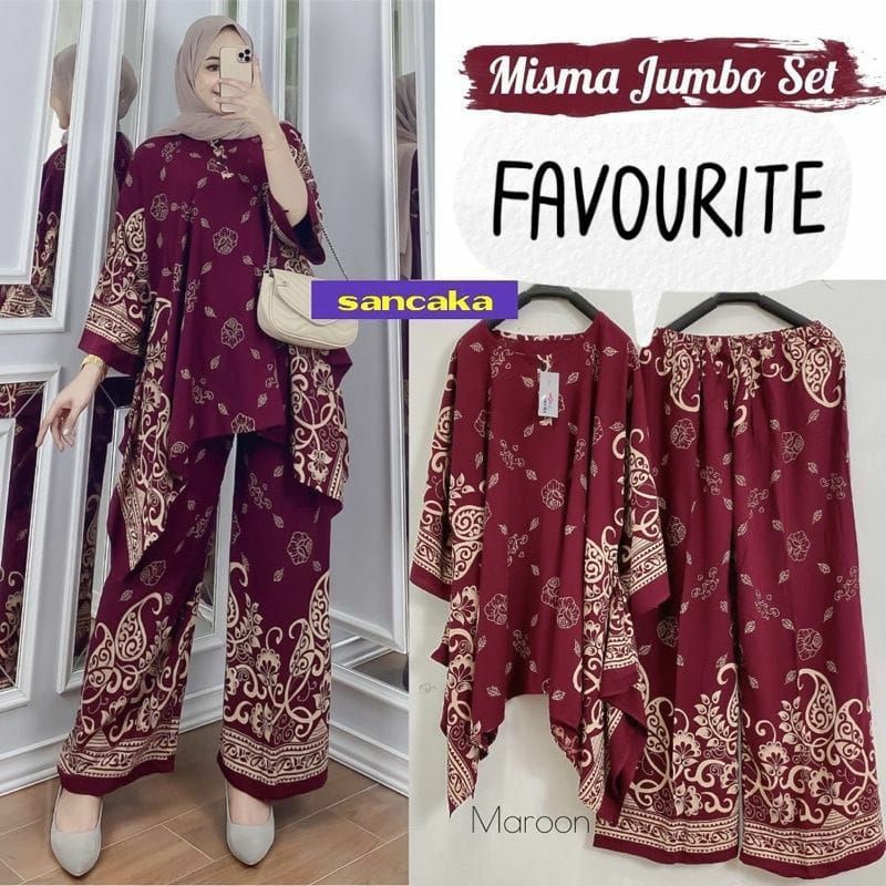 SETELAN WAKA JUMBO LD 135 - 140CM KINASIH JUMBO SET IRIS JUMBO SET WAFELA JUMBO SET MONIK BIG SET LAVANYA JUMBO SET NIYARA JUMBO SET KALITA JUMBO SET SEKTA SET BINSA SET ASIYA JUMBO SET ANACHI JUMBO SET KEKINIAN SETELAN WAKAWAKA JUMBO SET MISMA JUMBO SET