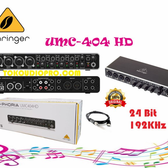 {suhadistore} behringer umc404hd umc-404hd umc 404 hd soundcard Murah