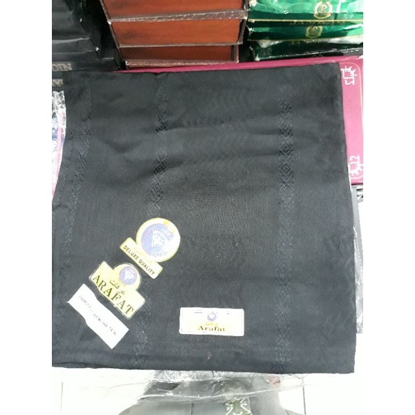 Sorban Arafat/Arifat Hitam dan Putih Import