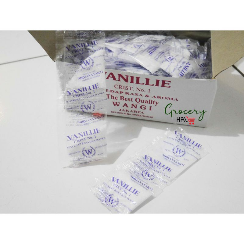 

vanillie w 4pcs / penyedap rasa dan wangi / vanili / vaneli / vanilie