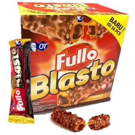 Fullo Blasto Coklat Caramel Karamel Cokelat isi 16pcs