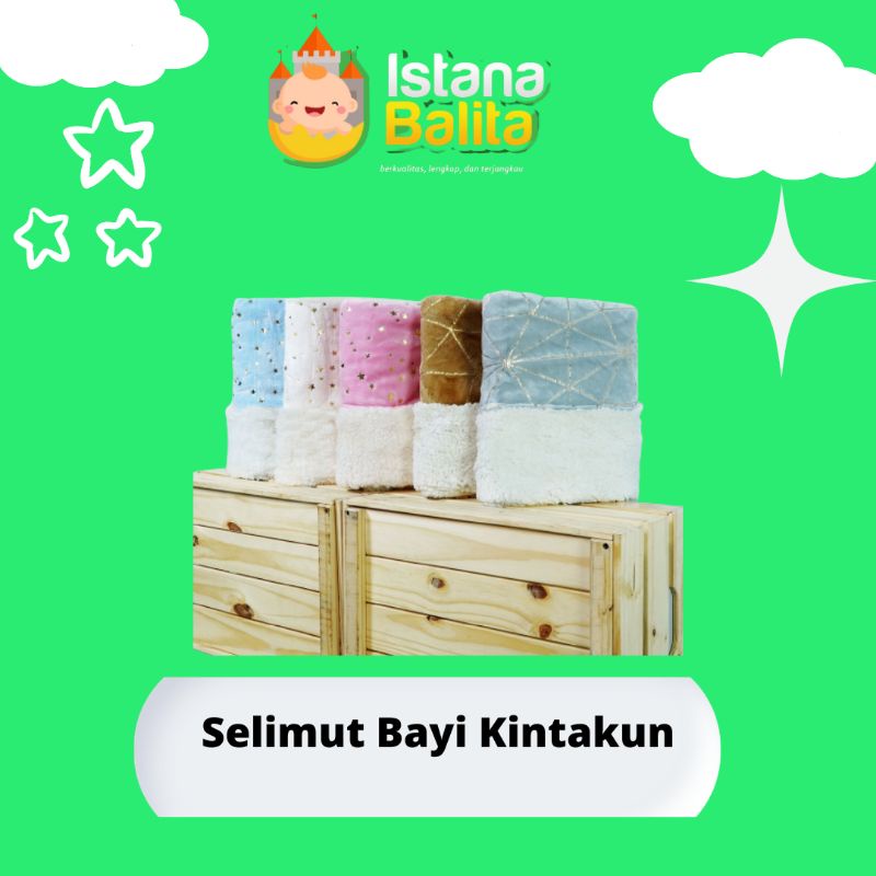 Kintakun Sherpa Foil Selimut Bayi 76×102 cm