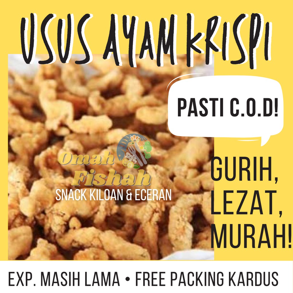 

Keripik Usus 2 kg ayam enak dan halal | snack kiloan termurah enak renyah