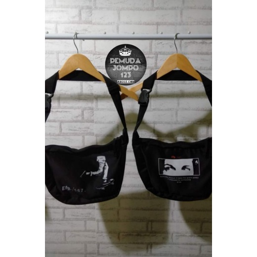 Sling Bag Distro EFG - GOKS - SKYMO - PROBLEM Tas selempang pria dan wanita  Sling Bag pria Tas Slem