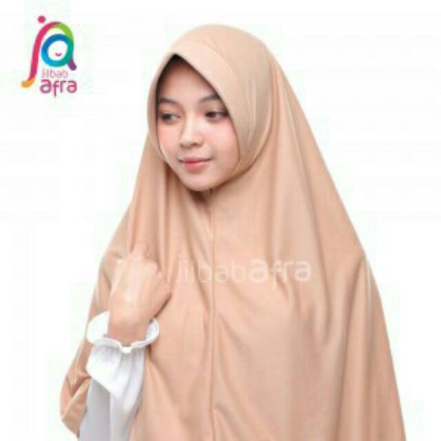 Jilbab Syari Coklat Susu