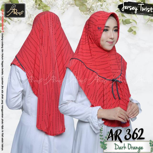 jilbab hijab AR 362 arrafi kerudung krudung bergo syari instan rabbani zoya elzatta ootd terbaru