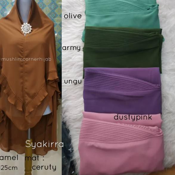 [BIZ] Khimar Syakira/khimar plisket ✅