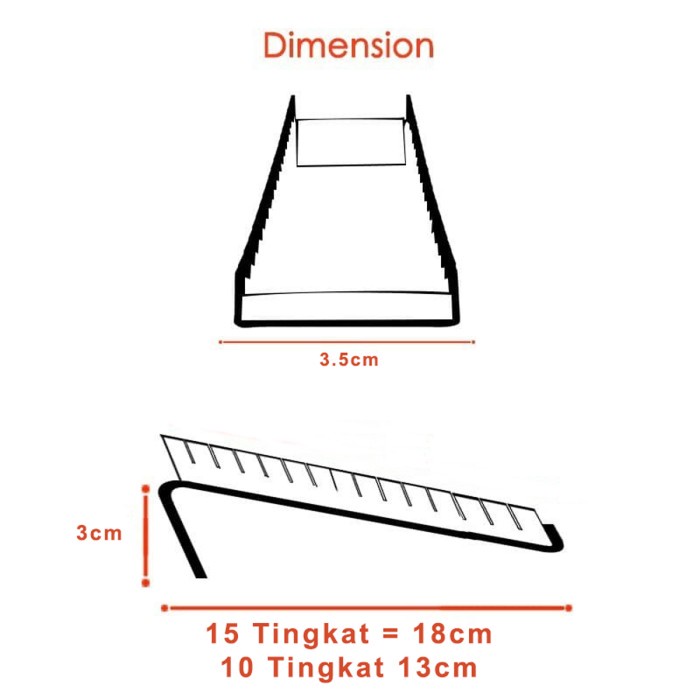 Akrilik Display Kartu Perdana - Rak Tempat Dudukan Voucher Acrylic