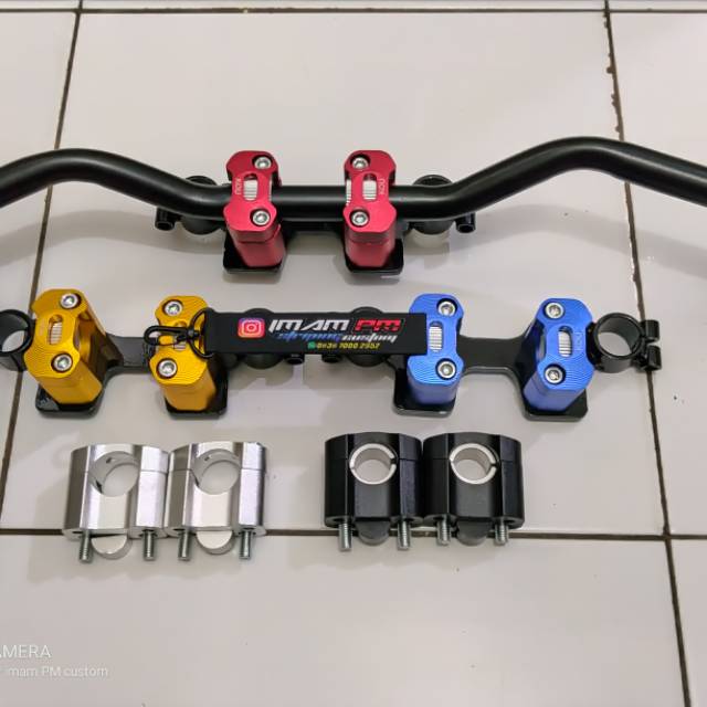 dudukan stang sonic 150r raiser cnc sonic & stang rzr