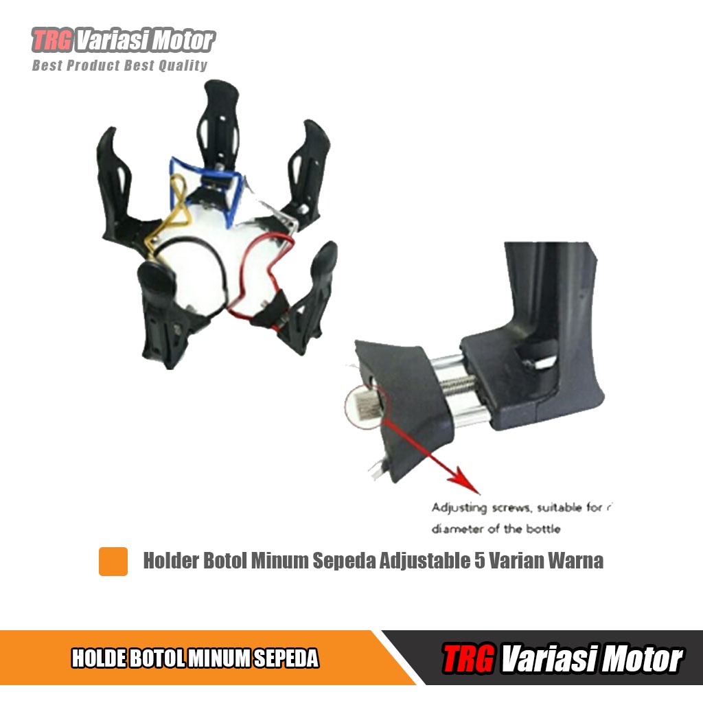 Holder Botol Minum Sepeda Tempat Minum Sepeda Lipat Tempat Botol Minum Sepeda TRG 5 Varian Warna