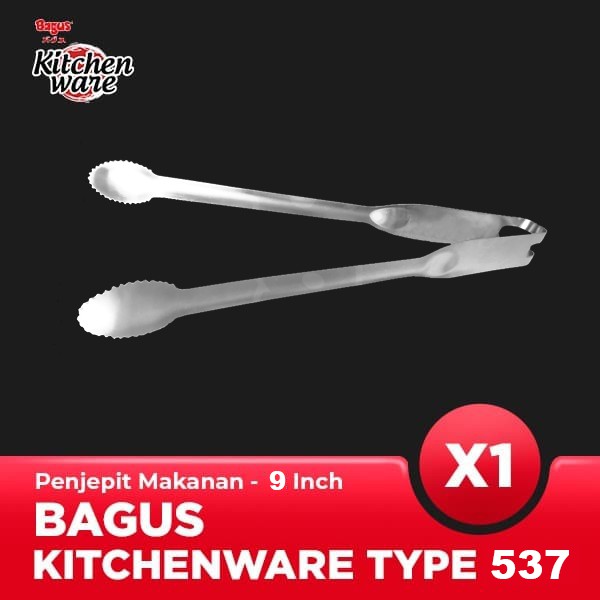 Bagus Kitchenware penjepit makanan kecil 9&quot; Tipe 537