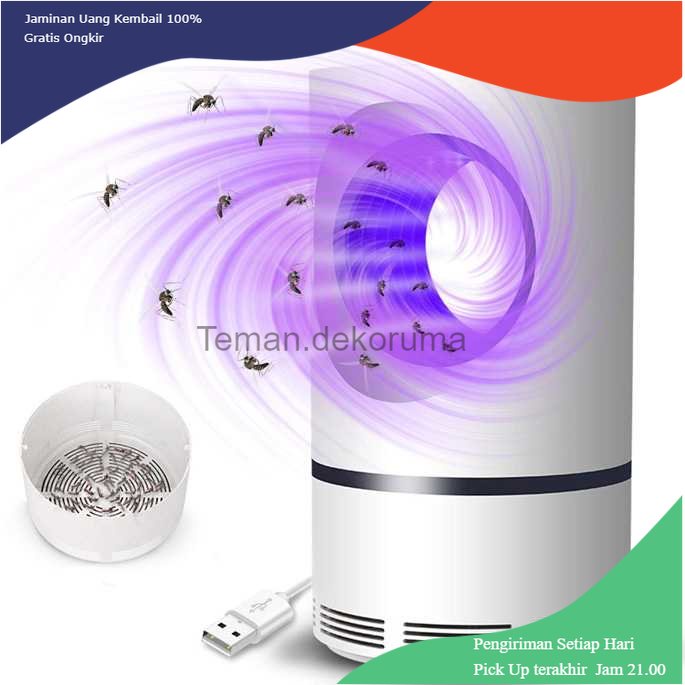 TD - PRW Aleekit Pembasmi Nyamuk Mosquito Killer UV Vortex Purple Light - 888