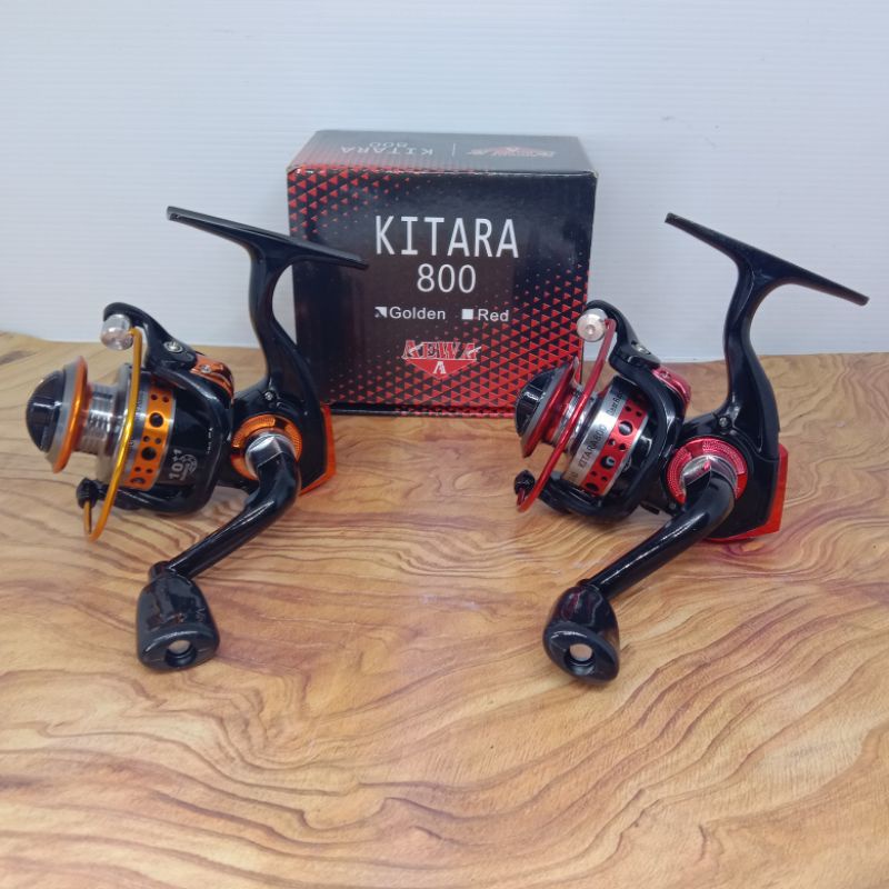REEL SPINNING MINI AEWA KITARA 800 SUDAH ONE WAY SPOOL ALUMINIUM MURAH