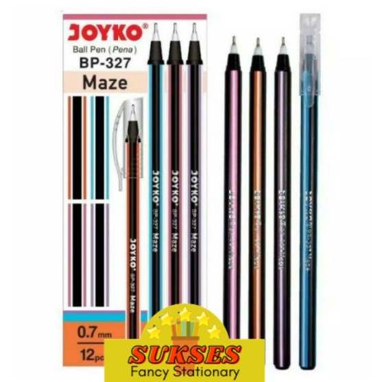 

Ball Pen Pulpen Pena Joyko Bp-327 Maze 0.7 Mm