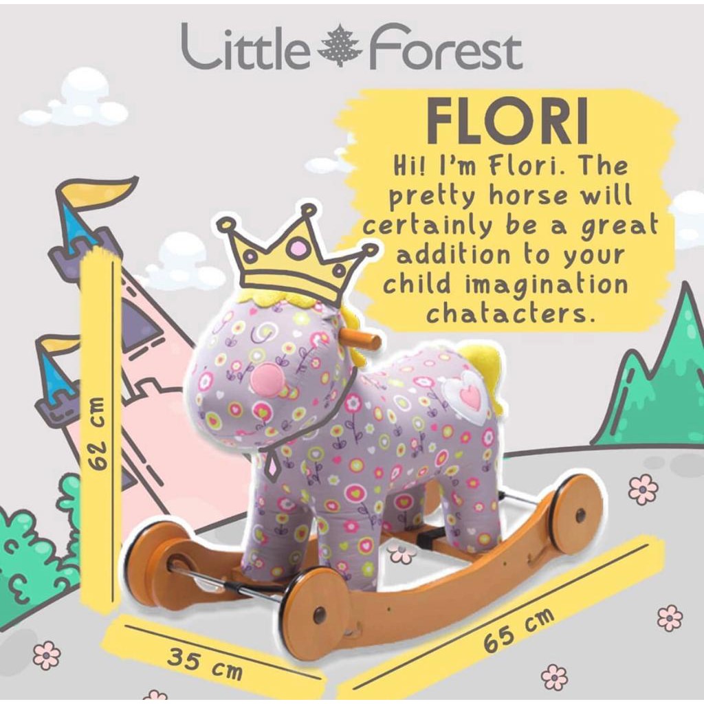 Little forest rocking animal horse