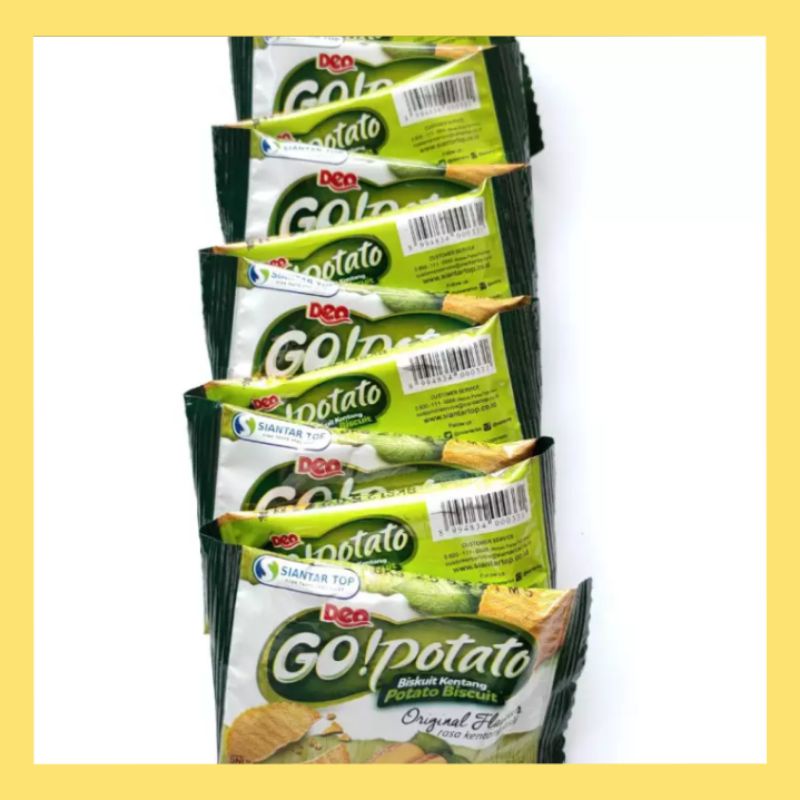 

Deo Go Biskuit potato kentang Go Potato Renceng 10 pcs