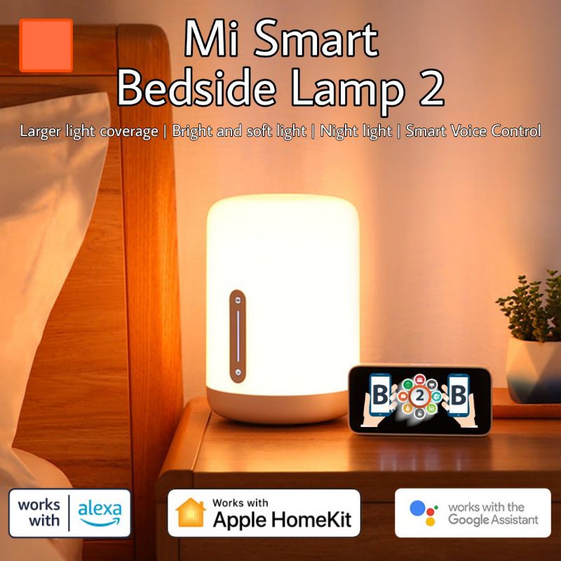 Xiaomi Bedside Lamp 2 Smart LED RGB Light Lampu Tidur