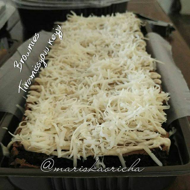 

Brownies panggang tiramissyouu keju