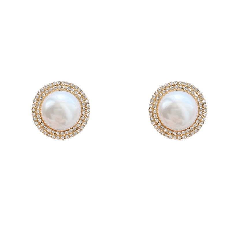 Shuling 925 Silver Needle Summer Korean Style Earrings High Sense Pearl Earrings Female Ear Studs Wholesale