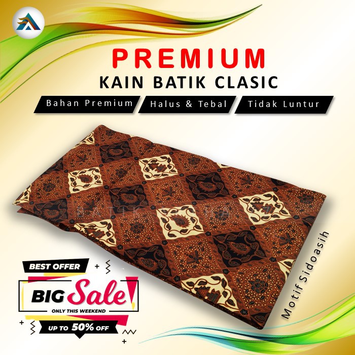 Kain Batik Jarik Solo Premium Jarik Jarek kain panjang Pengantin SidoAsih Batik Halus Asli Panjang
