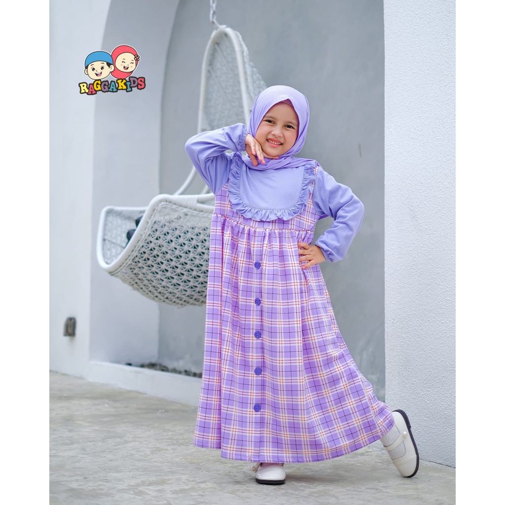 BAJU GAMIS ANAK PEREMPUAN KOKO ANAK REMAJA TANGGUNG TERBARU 2021 NYAMAN ADEM BRANDED SYAR'I BAHAN KAOS KATUN RAGGAKIDS RG 59