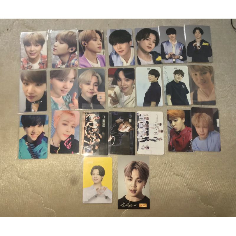 PHOTOCARD BTS JIMIN YOONGI HER DNW ORUL SAMSUNG GRUP LIGHTS FAKELOVE YNWA HYYH ANSWER