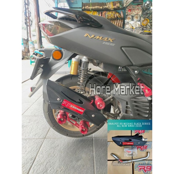 KNALPOT R9 MISANO NMAX 2020 ALL NEW NMAX 155 ORIGINAL ASLI 100%
