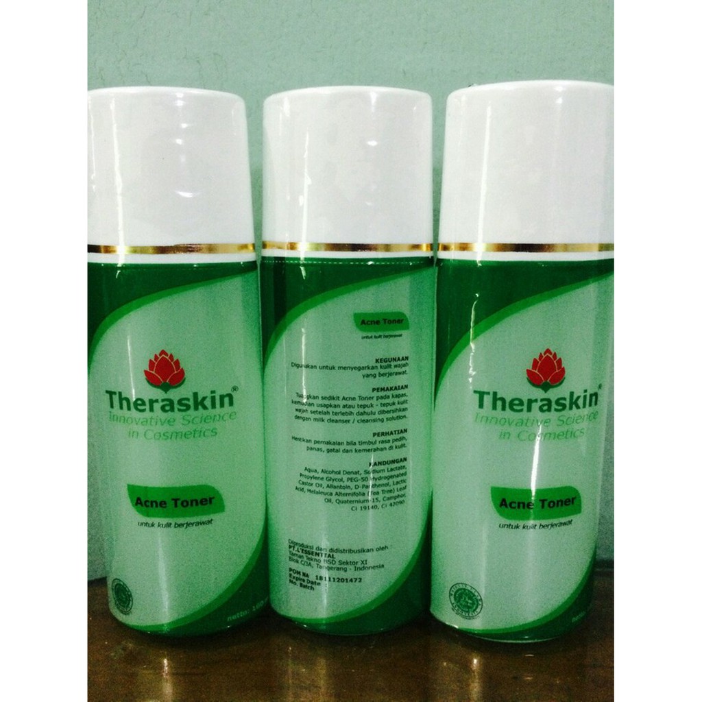 THERASKIN ACNE TONER / TONER WAJAH KULIT JERAWAT BPOM ORIGINAL