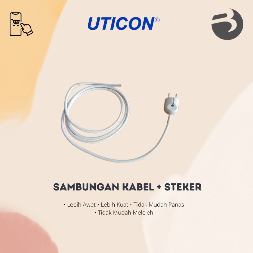 SAMBUNGAN KABEL + STEKER Uticon