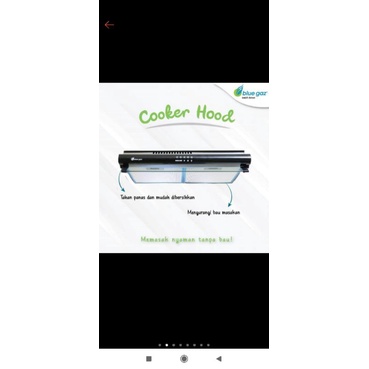 Cooker Hood Blue Gaz