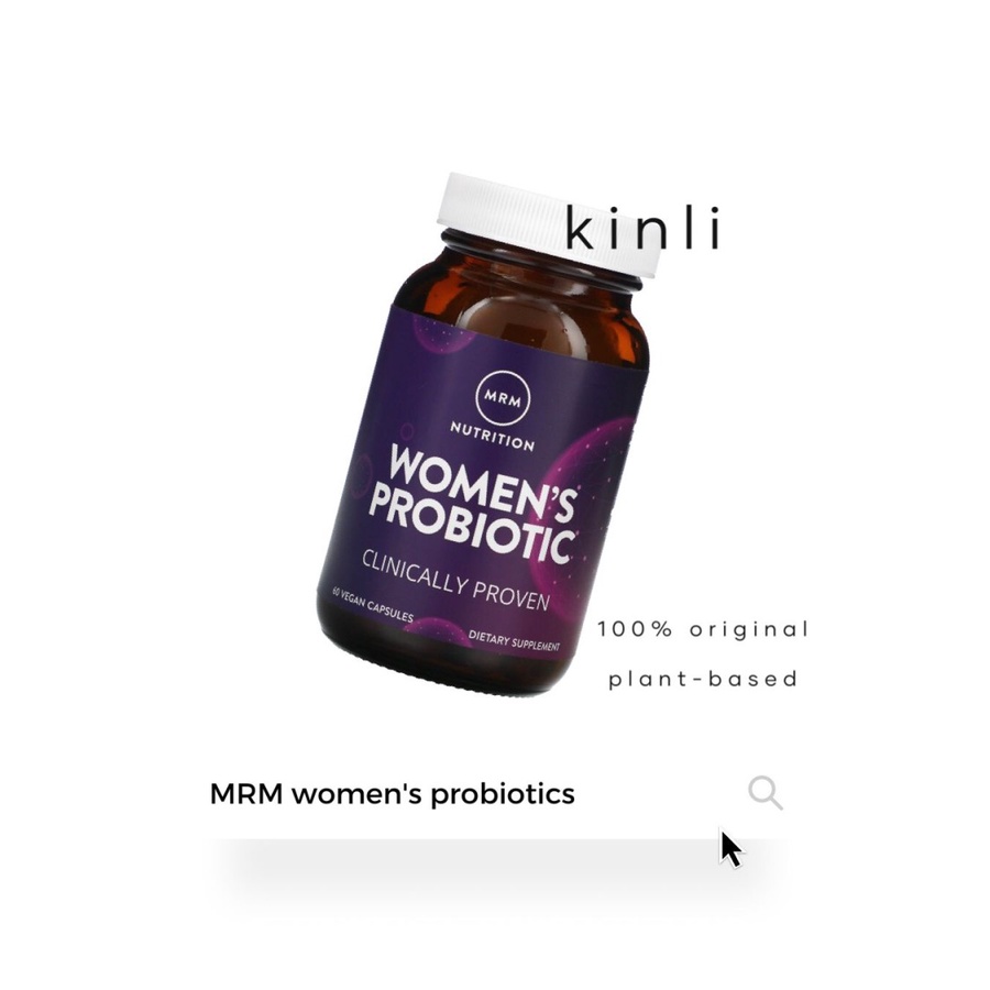 MRM women's probiotics 60 vegan capsules