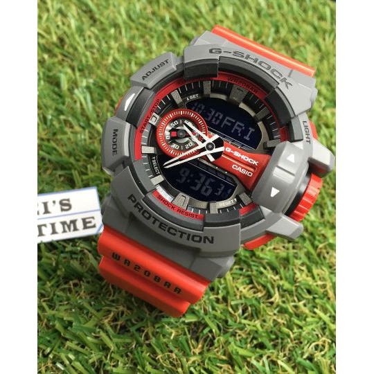 Jam Tangan Pria Casio G-Shock GA-400-4B Red Original BM